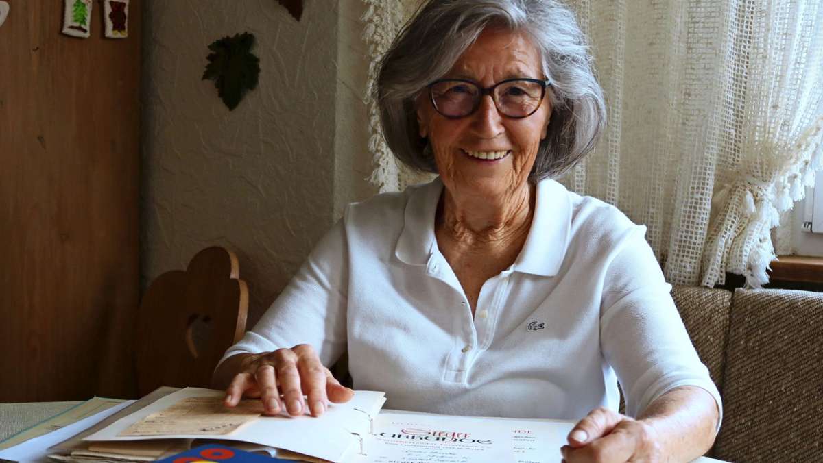  Gretel Kucher hat sieben Jahrzehnte lang die Vereinsgeschichte des TV Stetten mitgestaltet. Die 84-Jährige hat sich als Turnerin und Bühnentalent einen Namen gemacht. 