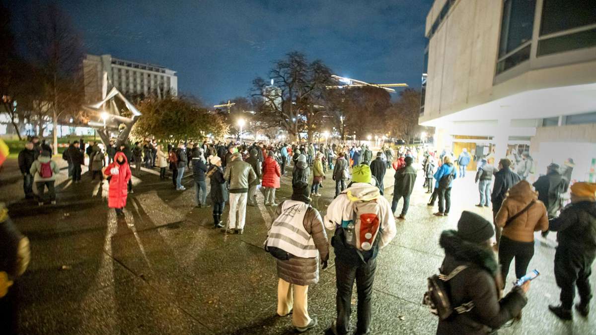 Corona-Protest in Stuttgart: Demo unter strengen Auflagen genehmigt