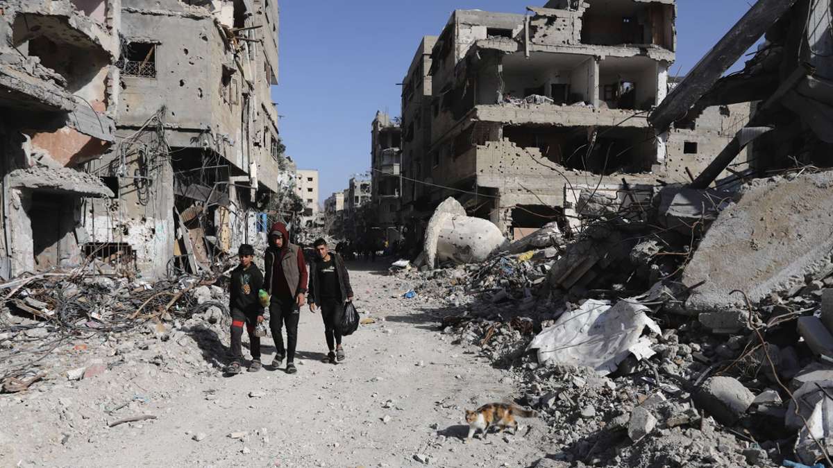 Nahost-Konflikt: Mindestens Hälfte der Gaza-Gebäude beschädigt oder zerstört