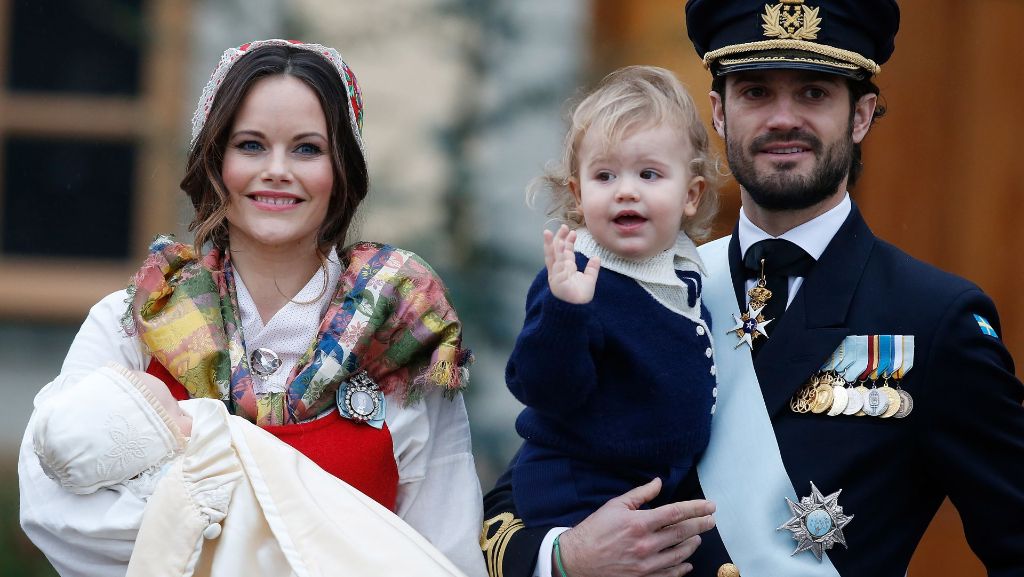 Schweden: Baby-Prinz Gabriel im Kreise der royalen Familie getauft