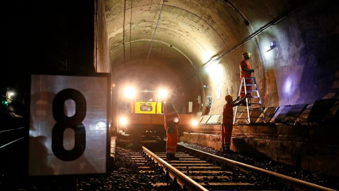 S-Bahn Stuttgart: S-Bahntunnel am Wochenende gesperrt