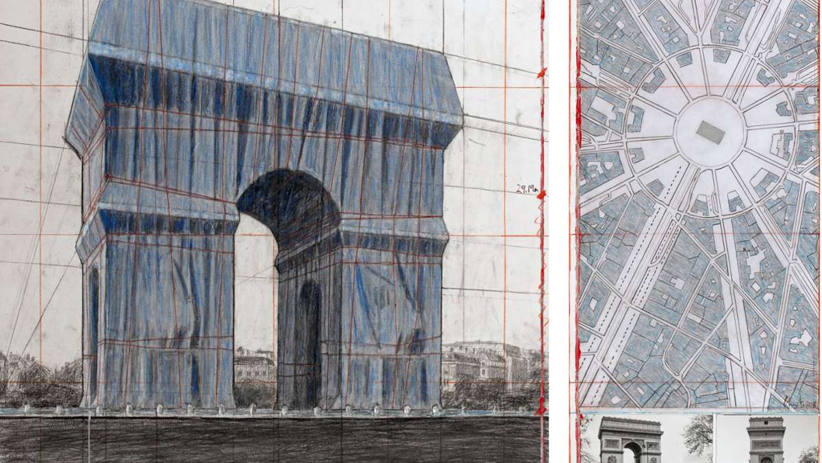 Kunst am Arc de Triomphe: Ein Parisverpacker namens Christo