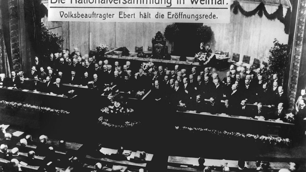Vor 100 Jahren trat die Weimarer Nationalversammlung zusammen: Feiertag der Demokratie