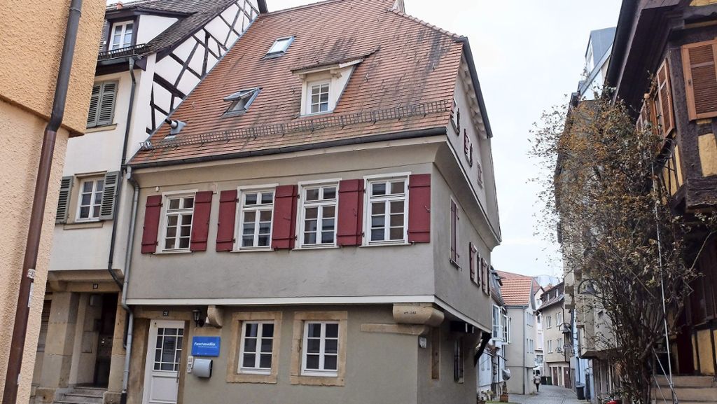 Das älteste Gebäude Bad  Cannstatts: Bauzeit  1348 in Stein gemeißelt