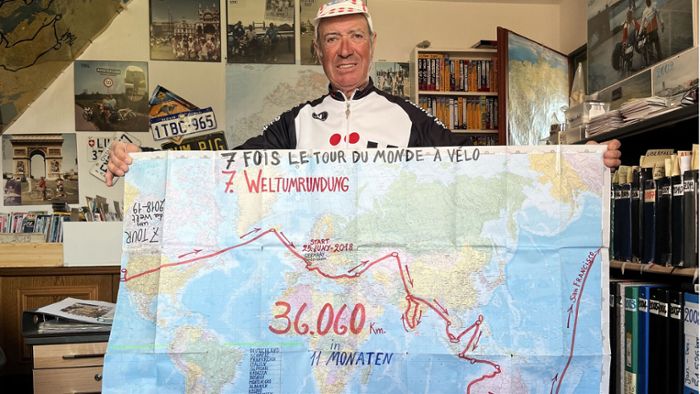 Armando Basile und seine ewige Tour: 1,5 Millionen Kilometer auf dem Rad