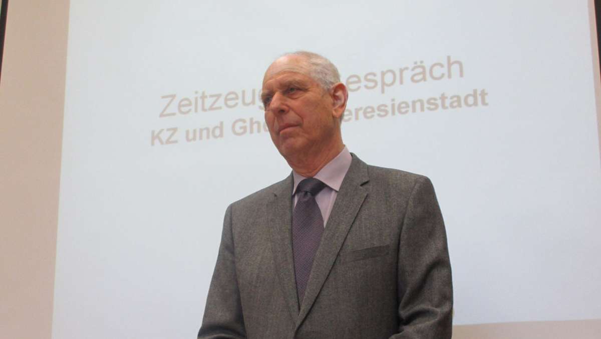 Zeitzeuge Pavel Hoffmann in Esslingen: „Jüdisches Leben nur in Israel möglich“