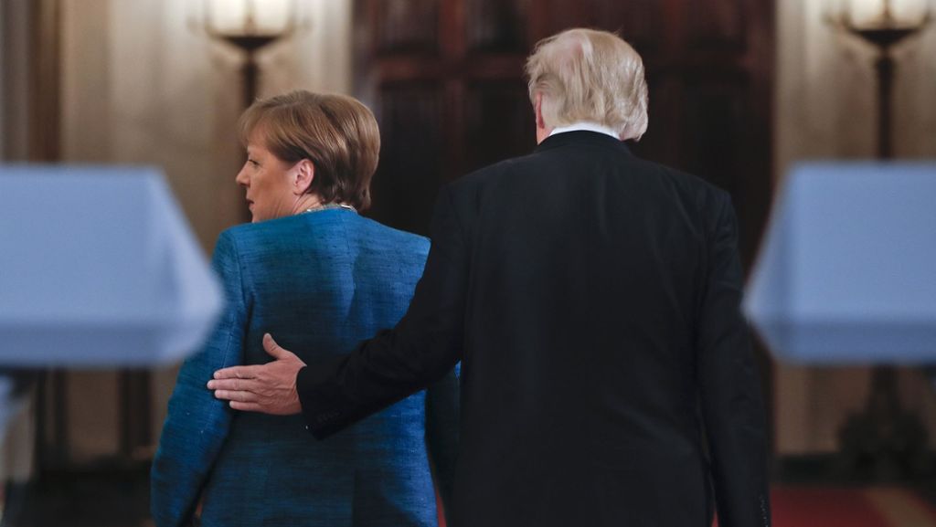 Kanzlerin zu Gast im Weißen Haus: Merkel und Trump finden Gemeinsamkeiten