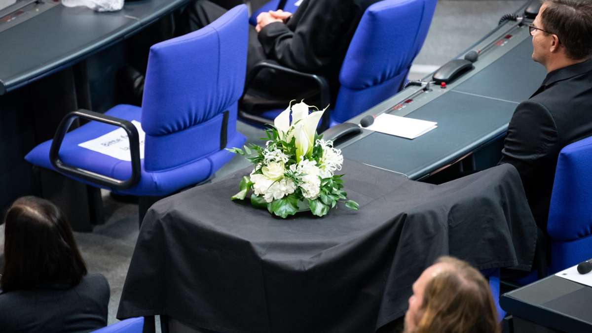 Trauerfeier für Thomas Oppermann: Schäuble:Er wird schmerzlich fehlen