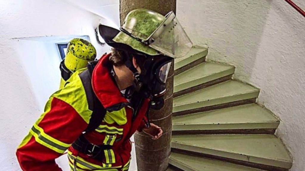 Leonberg: Feuerwehrmann gewinnt den Treppenlauf
