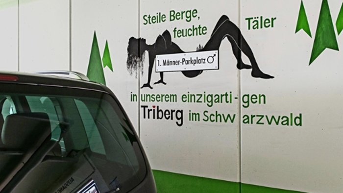 Wo Männer in Triberg gerne parken sollen