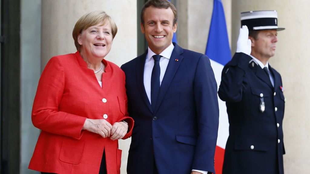 Angela Merkel bei Migrationsgipfel: Emmanuel Macron empfängt Bundeskanzlerin in Paris