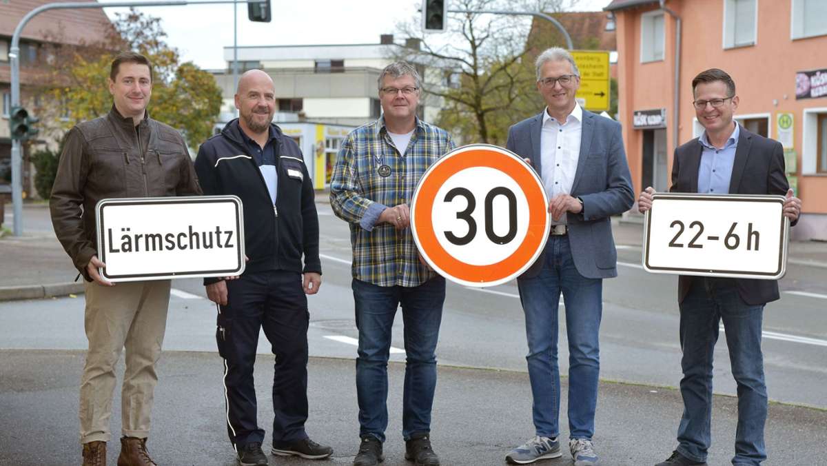 Wegen Lärmschutz: Nachts gilt jetzt Tempo 30 in Heimsheim
