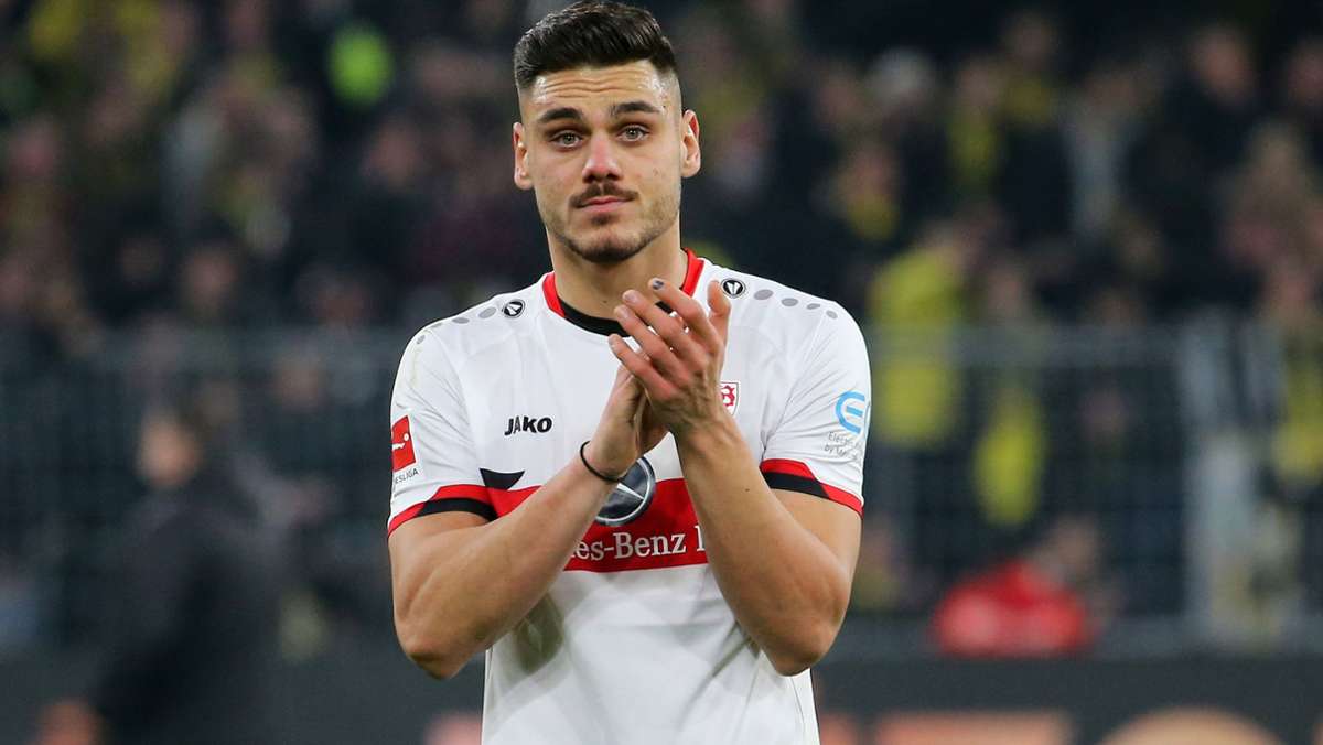  Laut „Bild“ ist der torgefährliche Verteidiger Konstantinos Mavropanos „ein heißer Kandidat“ bei Borussia Dortmund. Kann der VfB Stuttgart den Griechen halten? 