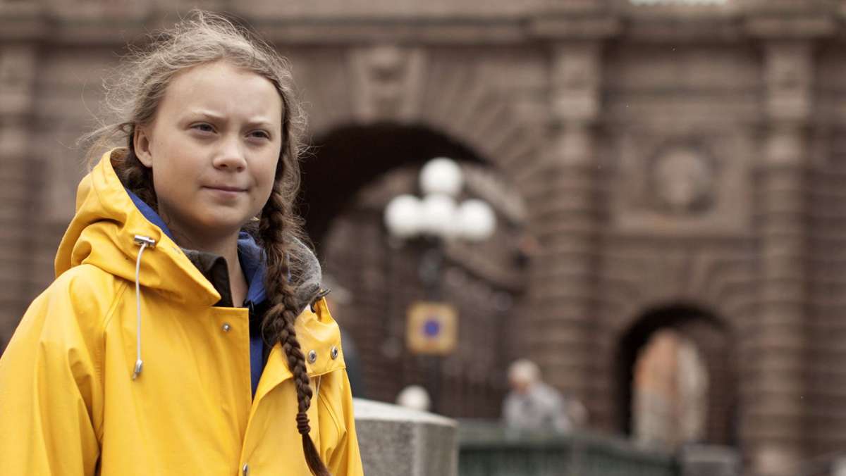  Ihr Schild mit der Aufschrift „Skolstrejk för klimatet“ ist weltbekannt. Nun ist Greta Thunberg für ihren freitäglichen Klimastreik zurück an ihrem angestammten Protestort vor dem Parlament in Stockholm. 