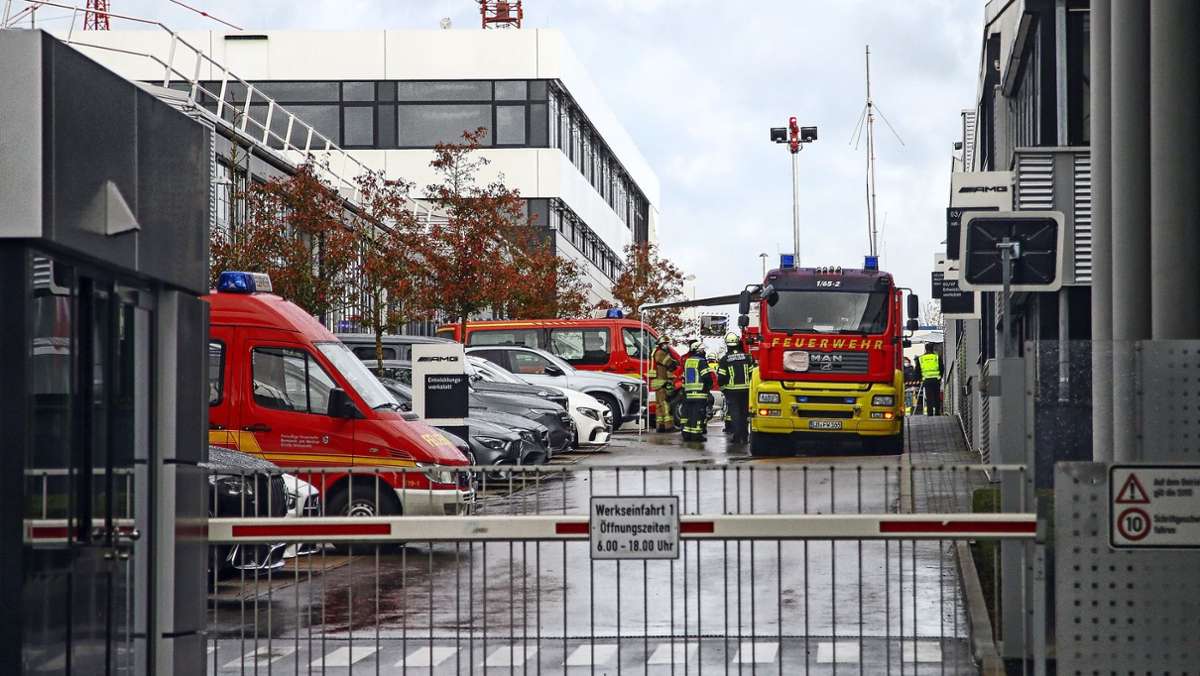 Feuer bei Mercedes-Veredler  in Affalterbach: Hoher Schaden nach Brand bei AMG