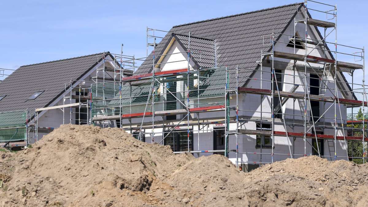 Bauen im Kreis Böblingen: Der hohe Zins behindert die Häuslesbauer