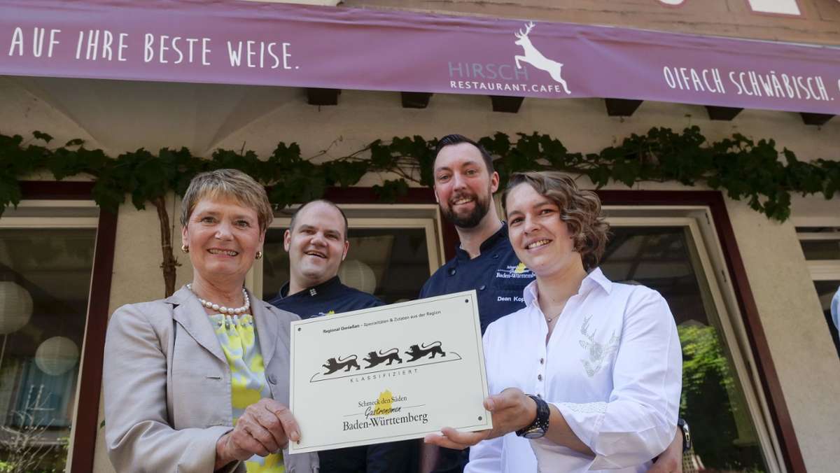 Auszeichnung für Besigheimer Restaurant: Drei Löwen für den „Hirsch“