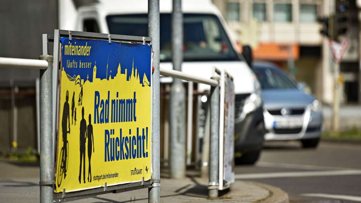 Verkehrssicherheit in Stuttgart: Auch Fußgänger kritisieren Rad-Kampagne der Stadt