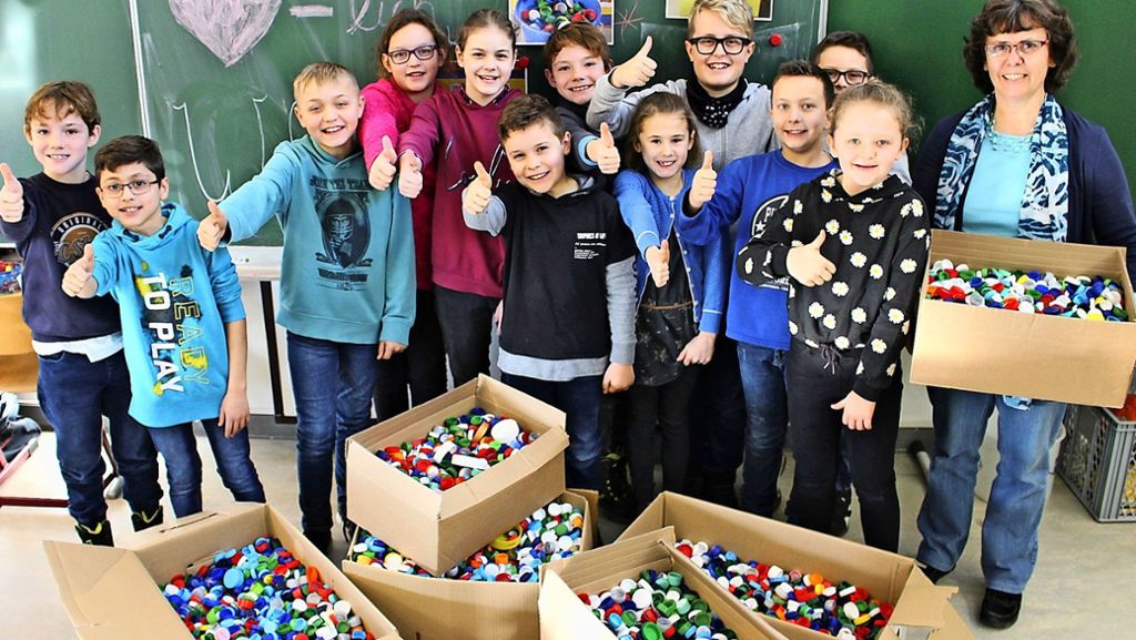 Sammelaktion in Filderstadt-Harthausen: 66 500 Plastikdeckel machen 133 Impfungen
