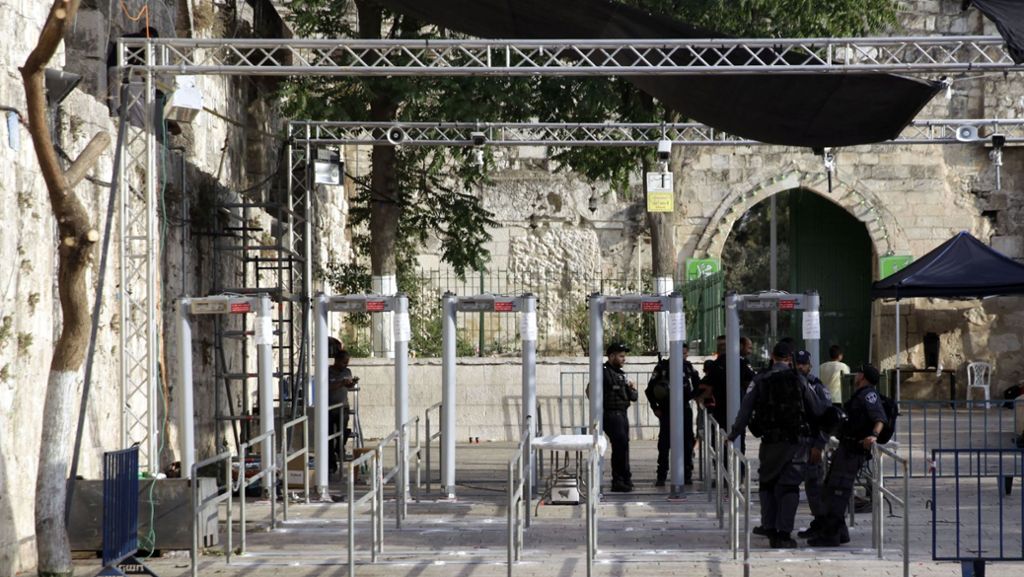 Jerusalem: Israel baut Metalldetektoren am Tempelberg ab