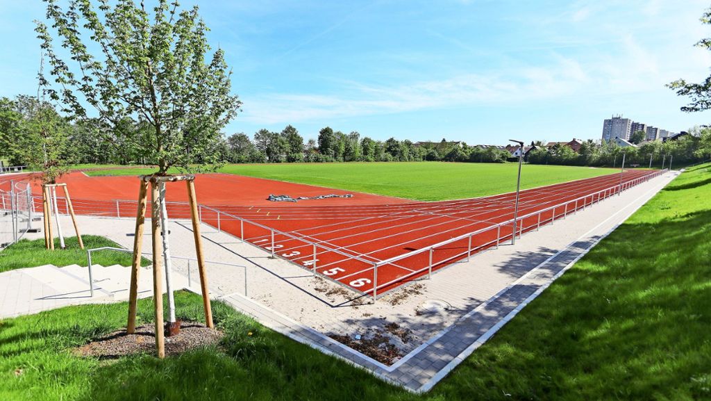 Stadion in Gerlingen: Neue Sportanlage wird Ende Juni freigegeben