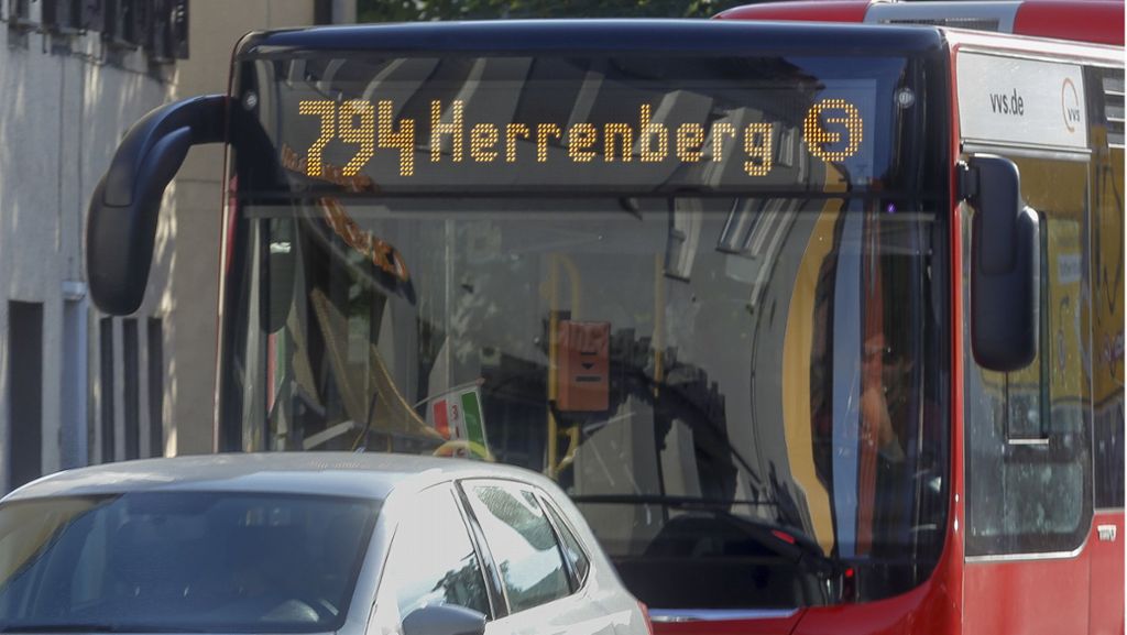 Herrenberg: Unbekannter schlägt Busfahrer