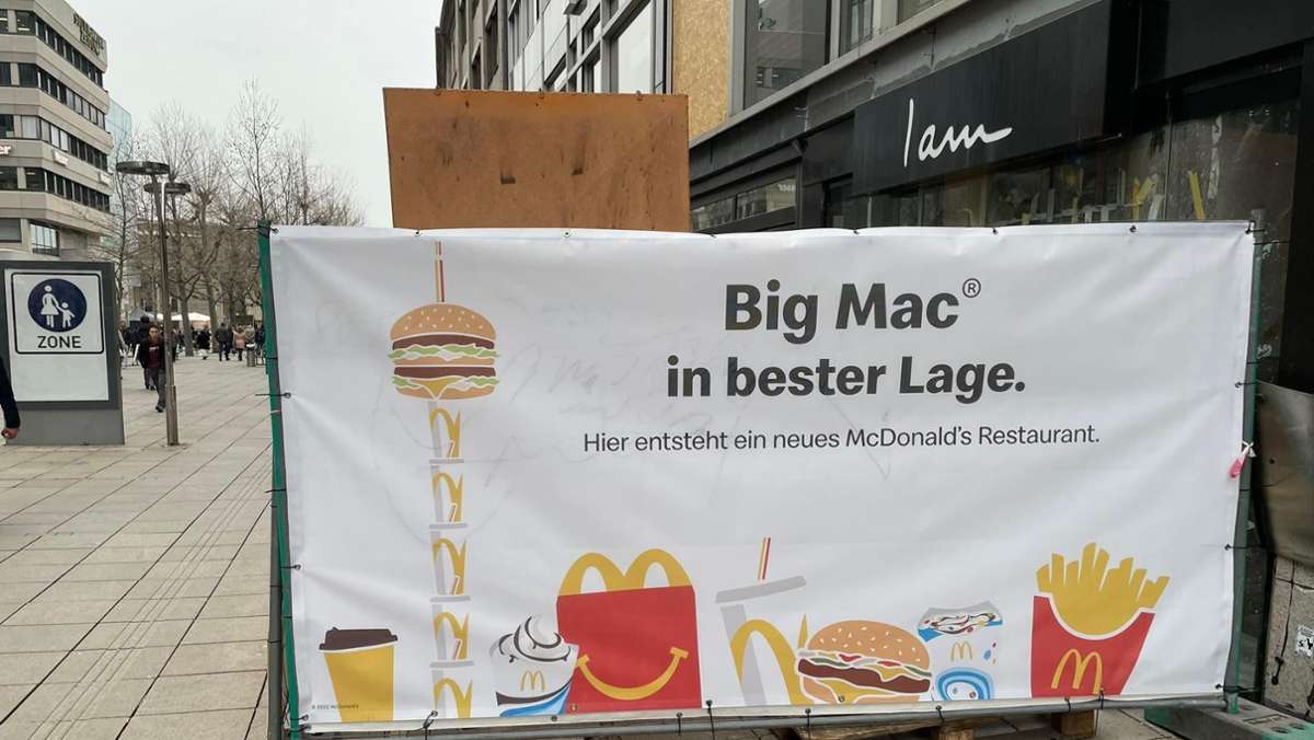 Neues Restaurant-Design für Obere Königstraße: McDonald’s will die „beste Lage von Stuttgart“ erobern