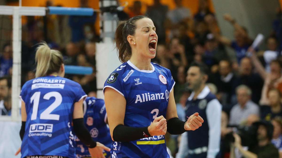 Stuttgarter Volleyballerinnen: Allianz MTV siegt in Aachen ohne Rivers