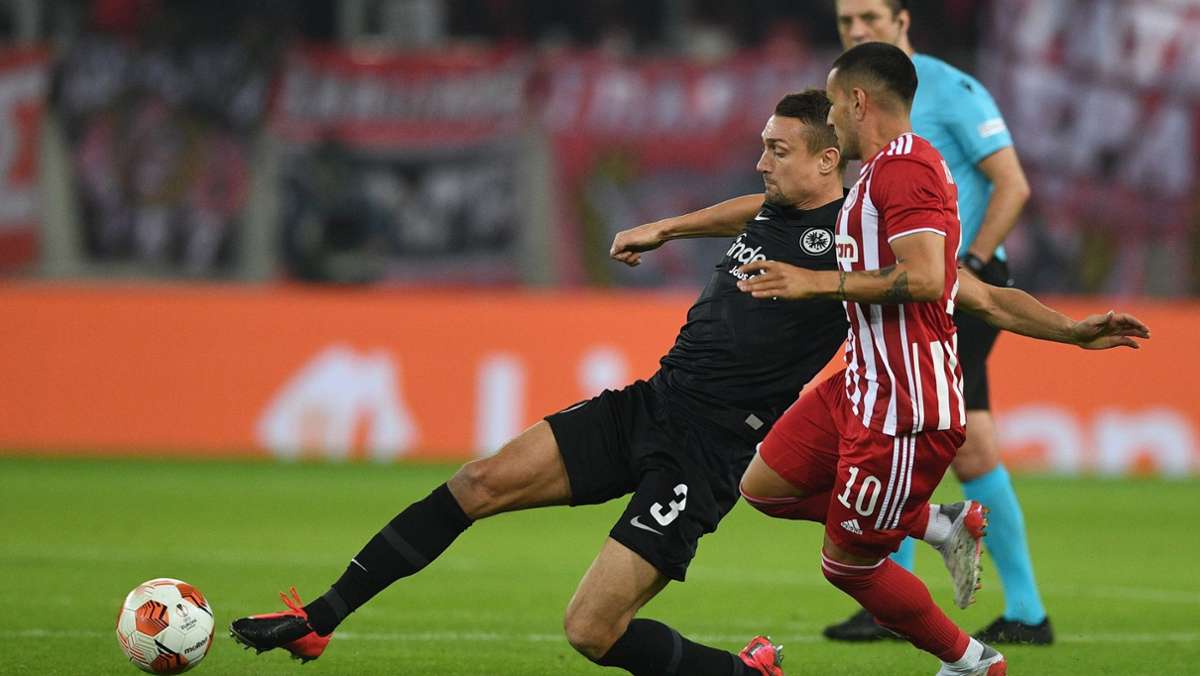 Europa League: Eintracht Frankfurt gewinnt mit 2:1 in Piräus