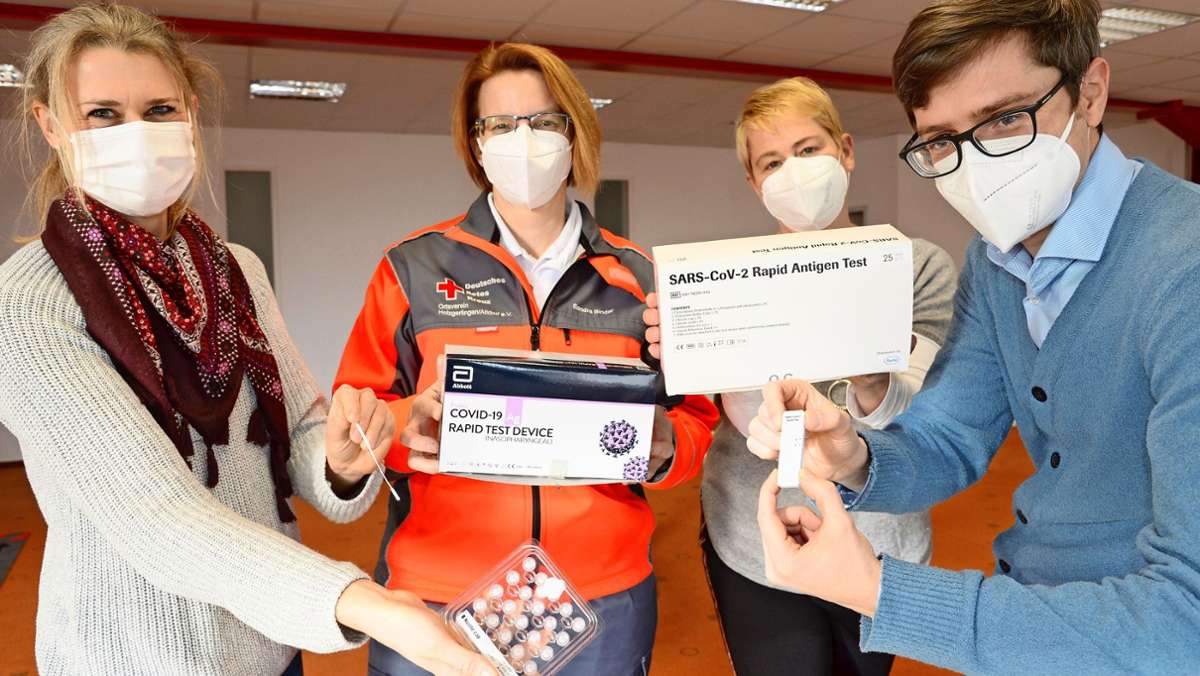 Pilotprojekt in Böblingen: Kostenlose Schnelltests für  Kreisbewohner