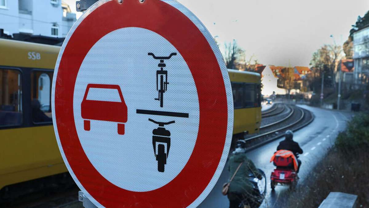  Einfach überholen durfte man Radfahrer an den engen Stellen der Böblinger Straße schon vorher nicht. Das wusste aber kaum jemand. Jetzt hat die Stadt neuartige Verbotsschilder aufstellen lassen. 