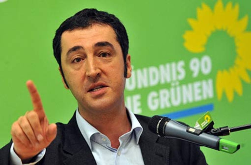 Der Bundesvositzende der Grünen, Cem Özdemir Foto: dpa