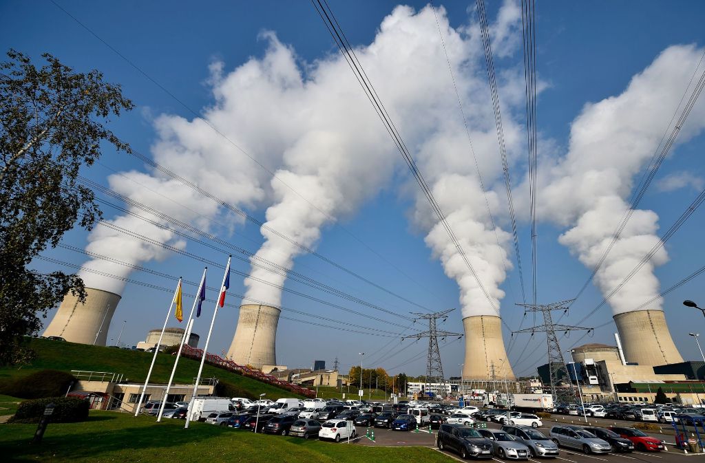 Das Atomkraftwerk Cattenom Foto: AFP