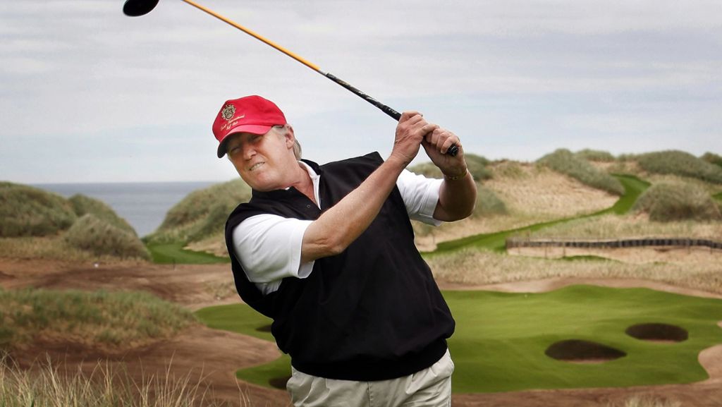 Buch über den US-Präsidenten: Die  Golf-Tricks des  Donald Trump