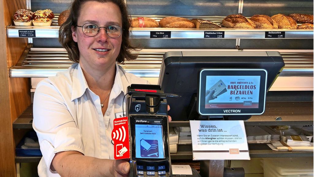Einkaufen auf den Fildern: Das Smartphone bezahlt die Brezeln