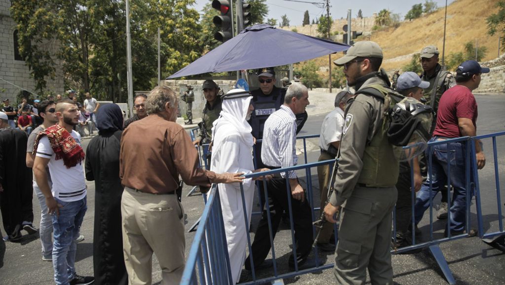 Tempelberg-Krise: Palästinenser brechen Kontakte zu Israel ab