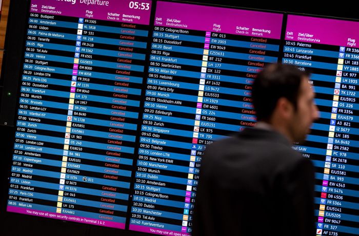 Verspätungen und Ausfälle an mehreren Flughäfen