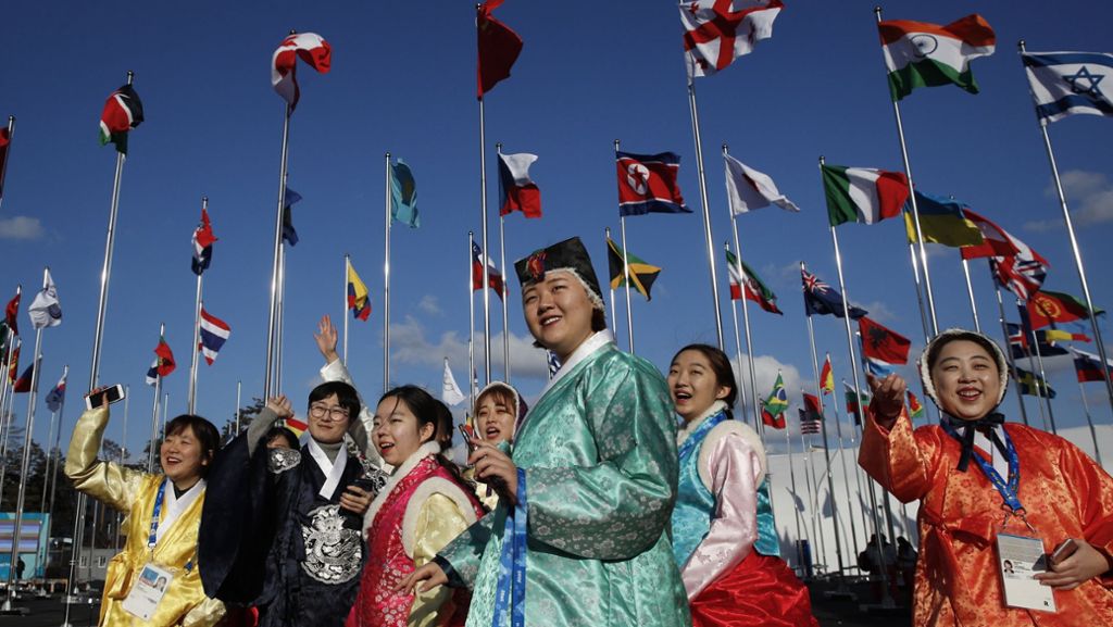 Olympische Spiele in Pyeongchang: Olympisches Dorf eröffnet