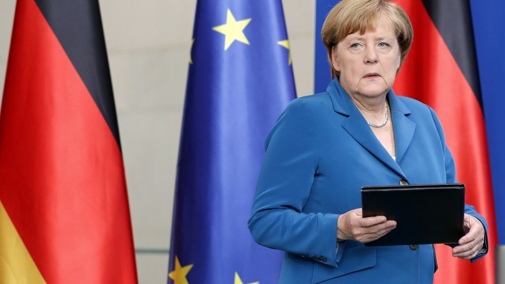 Schreckenstage für die Kanzlerin: Merkel stellt sich der Unsicherheit