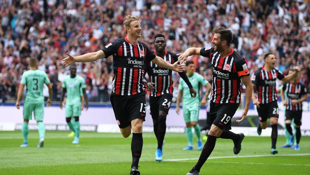 Fußball-Bundesliga: Blitztor beschert Eintracht Frankfurt Auftakt nach Maß