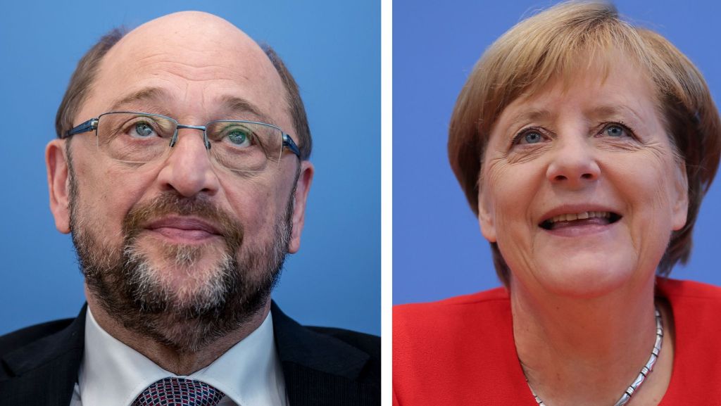 Angela Merkel gegen Martin Schulz: Das sind mögliche Themen beim TV-Duell