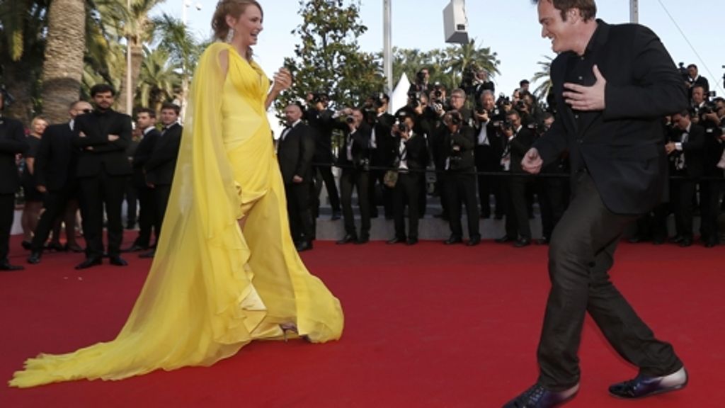  Die Filmfestspiele in Cannes waren für US-Regisseur Quentin Tarantino vor 20 Jahren das Sprungbrett zu einer Weltkarriere. Damals wurde sein Film Pulp Fiction mit der Goldenen Palme ausgezeichnet. Nun kehrte Tarantino mit Uma Thurman und John Travolta zurück, um den Geburtstag des Klassikers zu feiern.   