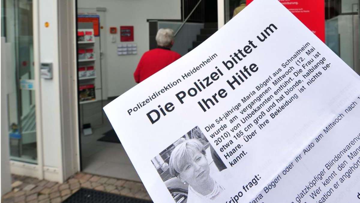 Ermittlungen abgeschlossen: Cold-Case-Abteilung übernimmt Fall Bögerl nicht