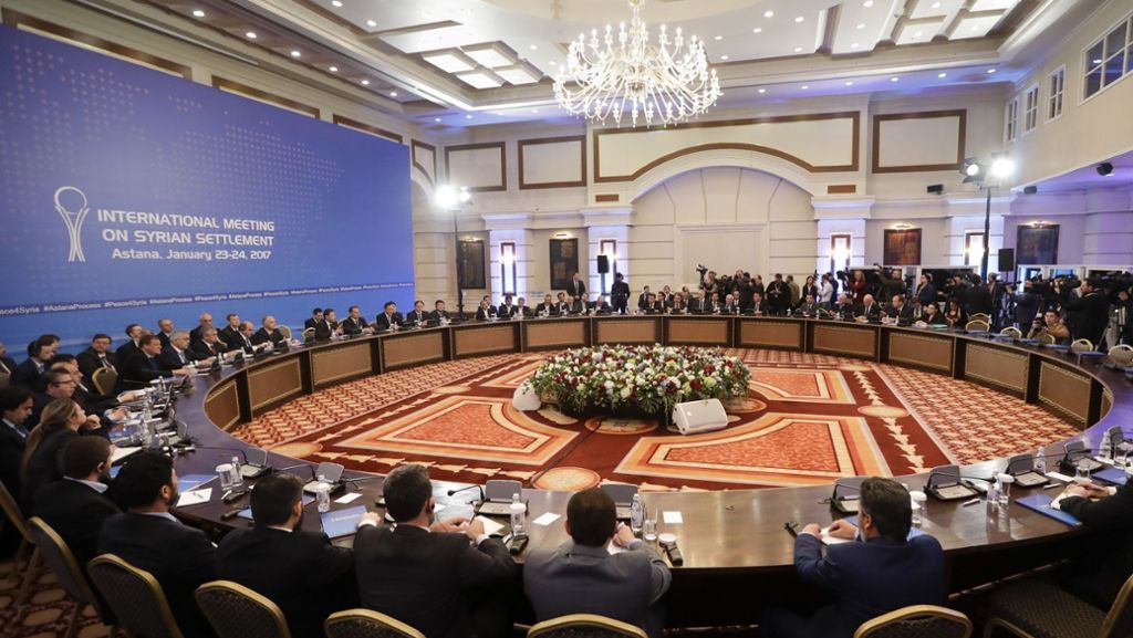 Syrien-Gespräche in Astana: Vermittler wollen Waffenruhe überwachen