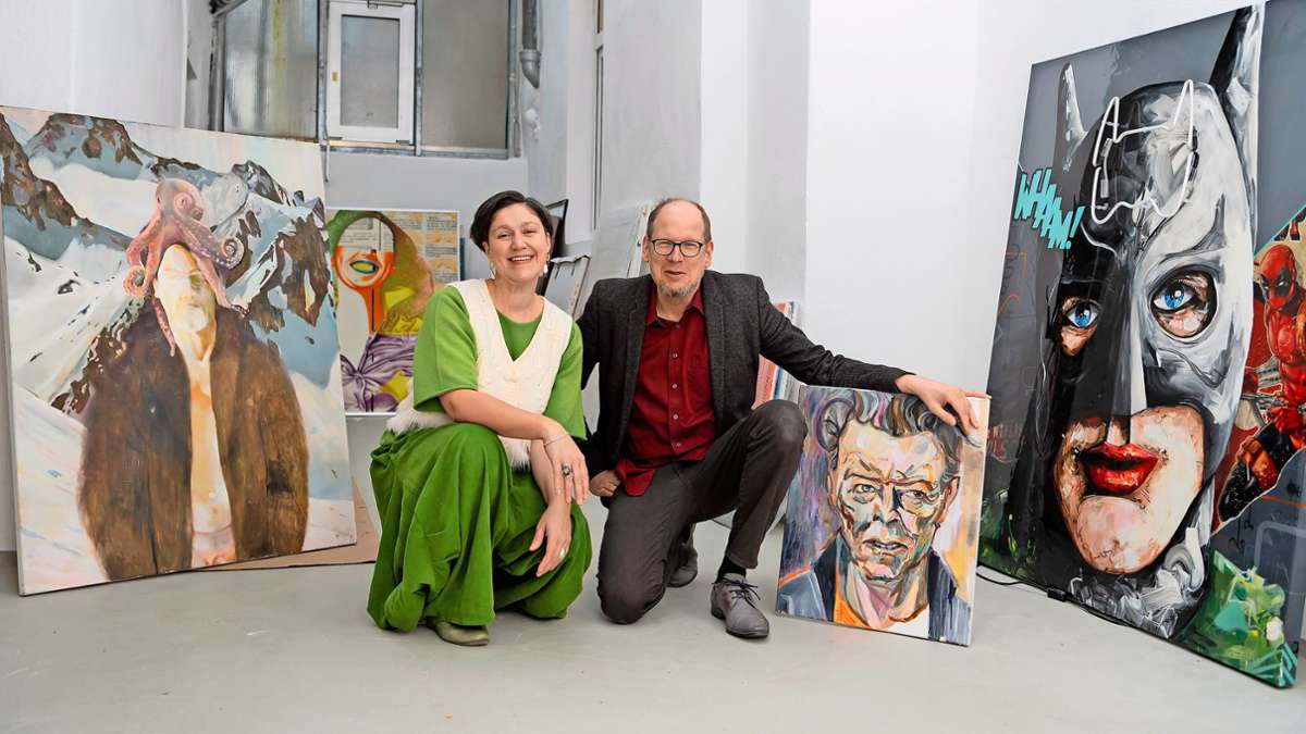Böblinger Galeristenpaar zieht um: Neue Kunstoase eröffnet am Olgaeck
