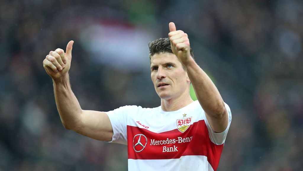 Aufstellung des VfB gegen Aue: Mario Gomez soll es richten