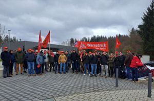 Streik bei Cariad in Mönsheim