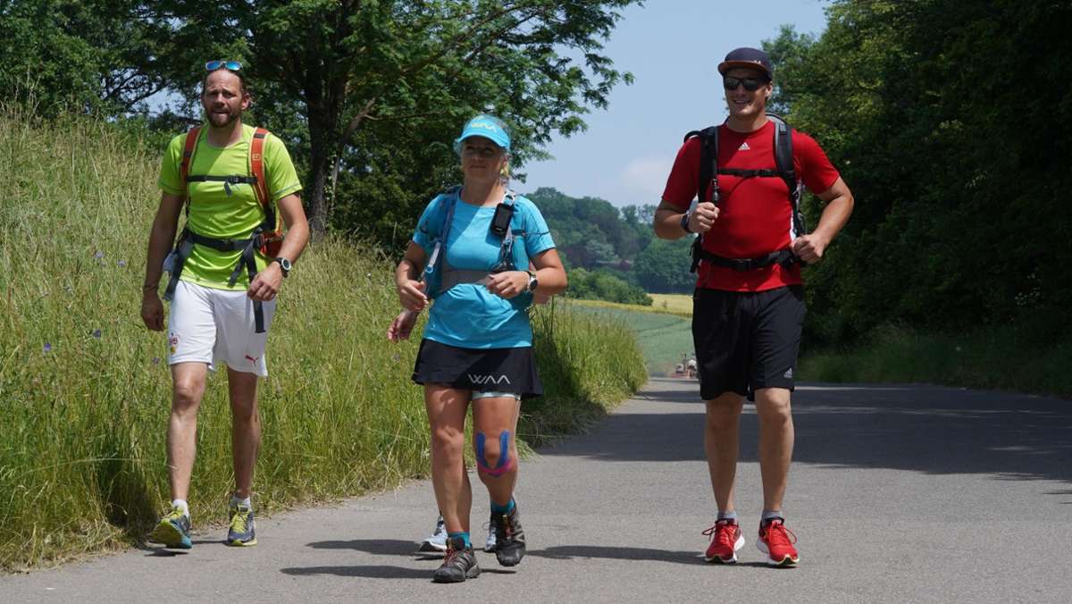 250-Kilometer-Lauf mit Hitze: Extremsportlerin Steffi Saul erreicht ihr Ziel Stuttgart
