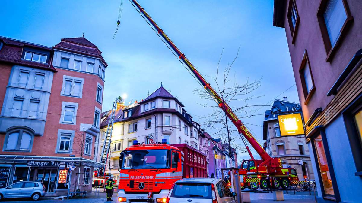 Sturmtief „Antonia“ in Stuttgart: Polizei und Feuerwehr rücken zu mehreren Einsätzen aus