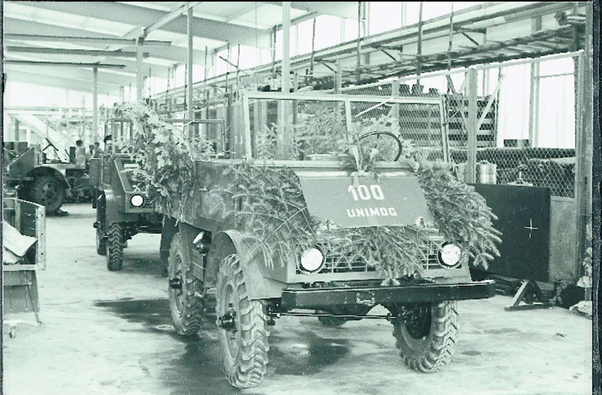 1951 wurde im Daimler-Werk Gaggenau der 100. Unimog produziert.